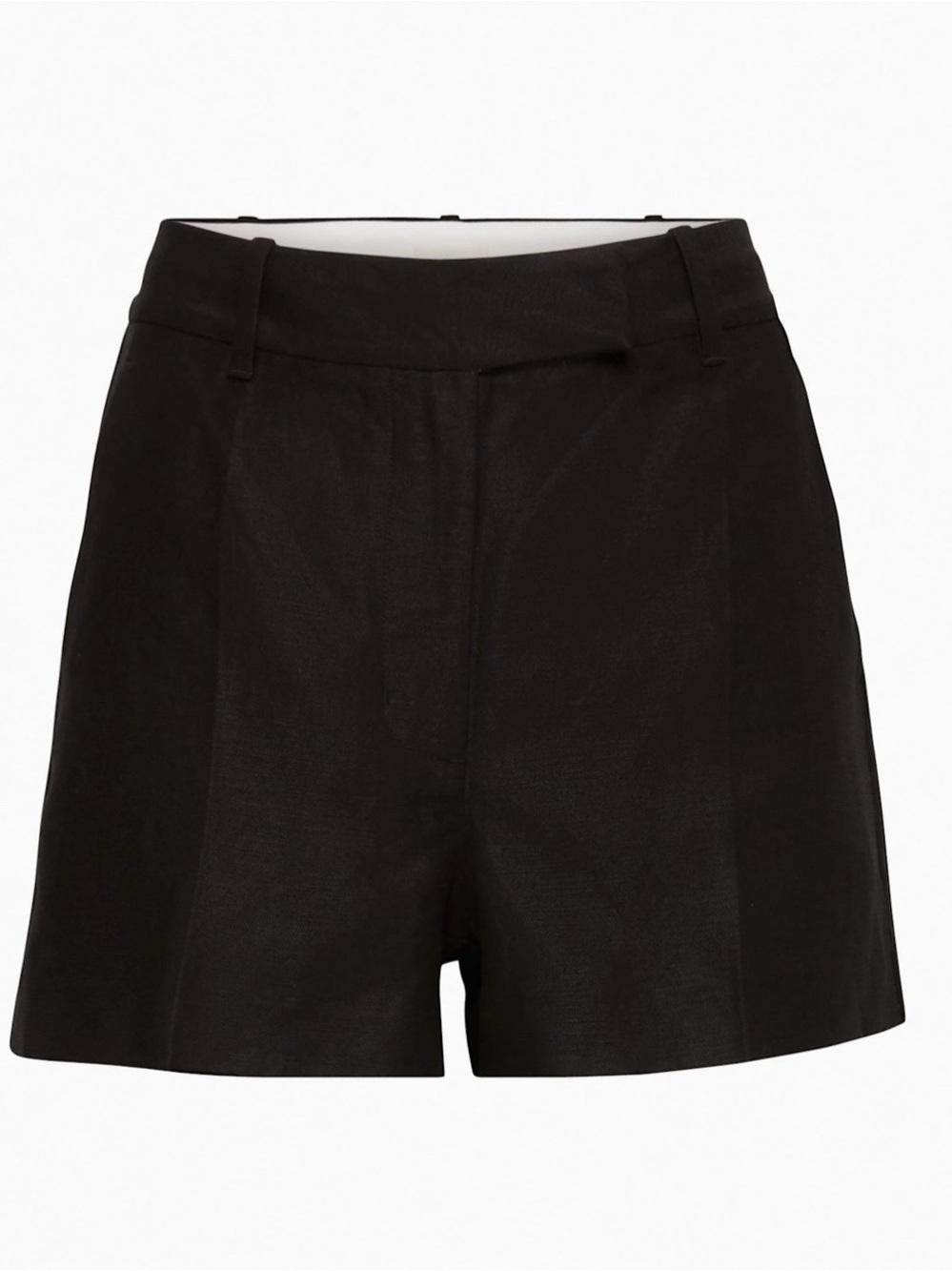 Aritzia Black Tailored High-Waist Shorts